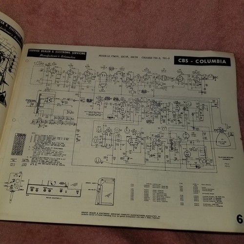 Vintage TELEVISION SCHEMATICS & Service Guide 1957 COWAN Alignment Data-FreeSHIP - Picture 4 of 12
