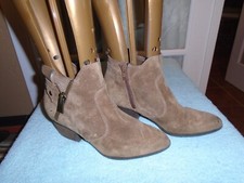 Crown Vintage CV Larin Suede Leather Ankle Boots Women's size 6 M