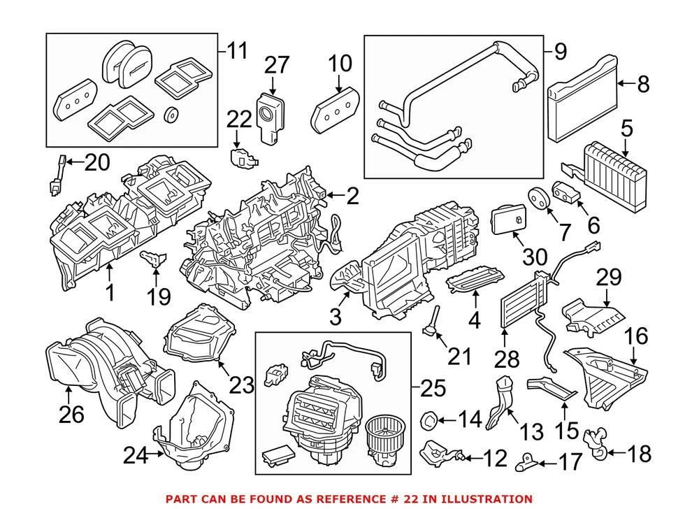 Genuine OEM HVAC Air Inlet Door Actuator for BMW 64119319037 | eBay 