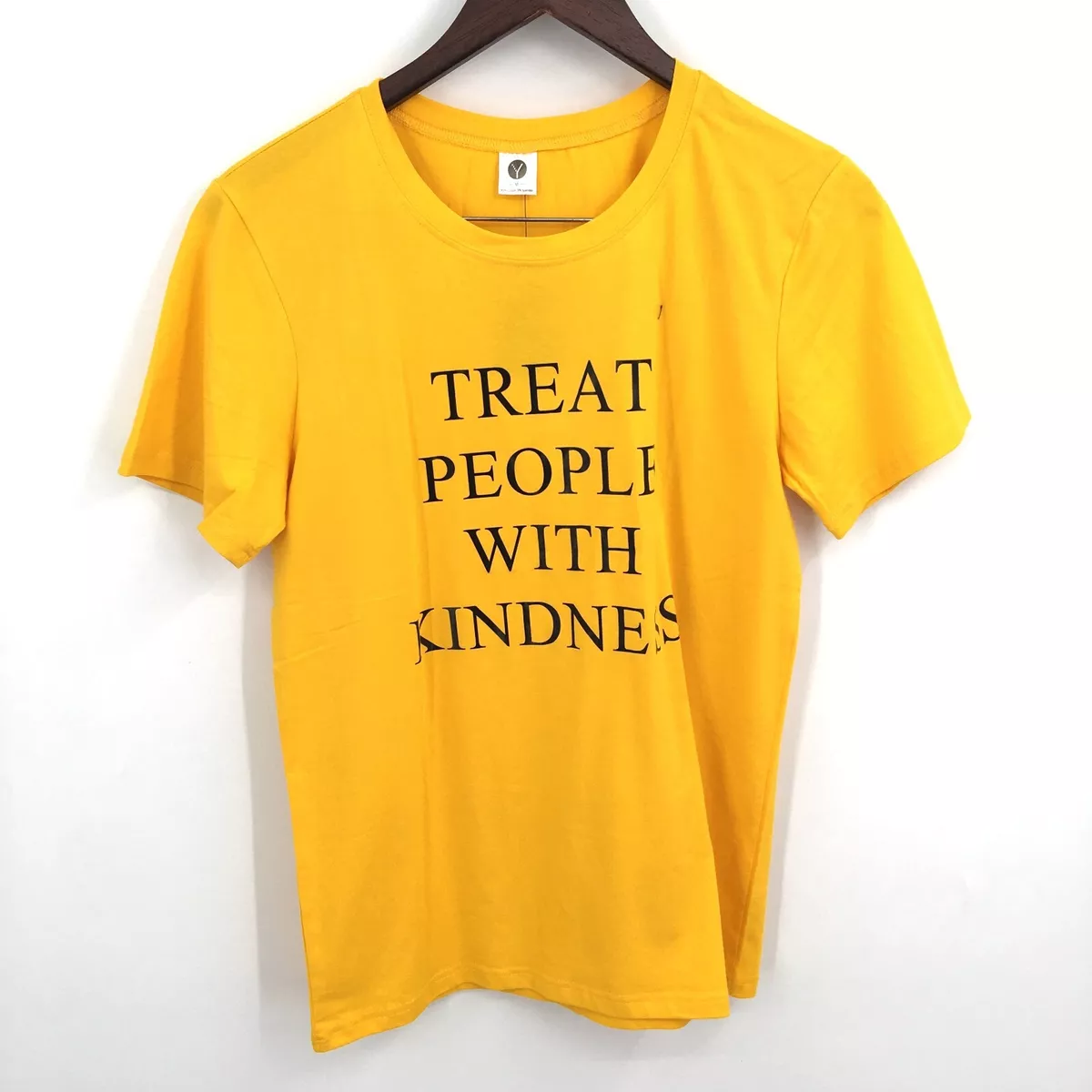 Yellow treat people with 2025 kindness shirt