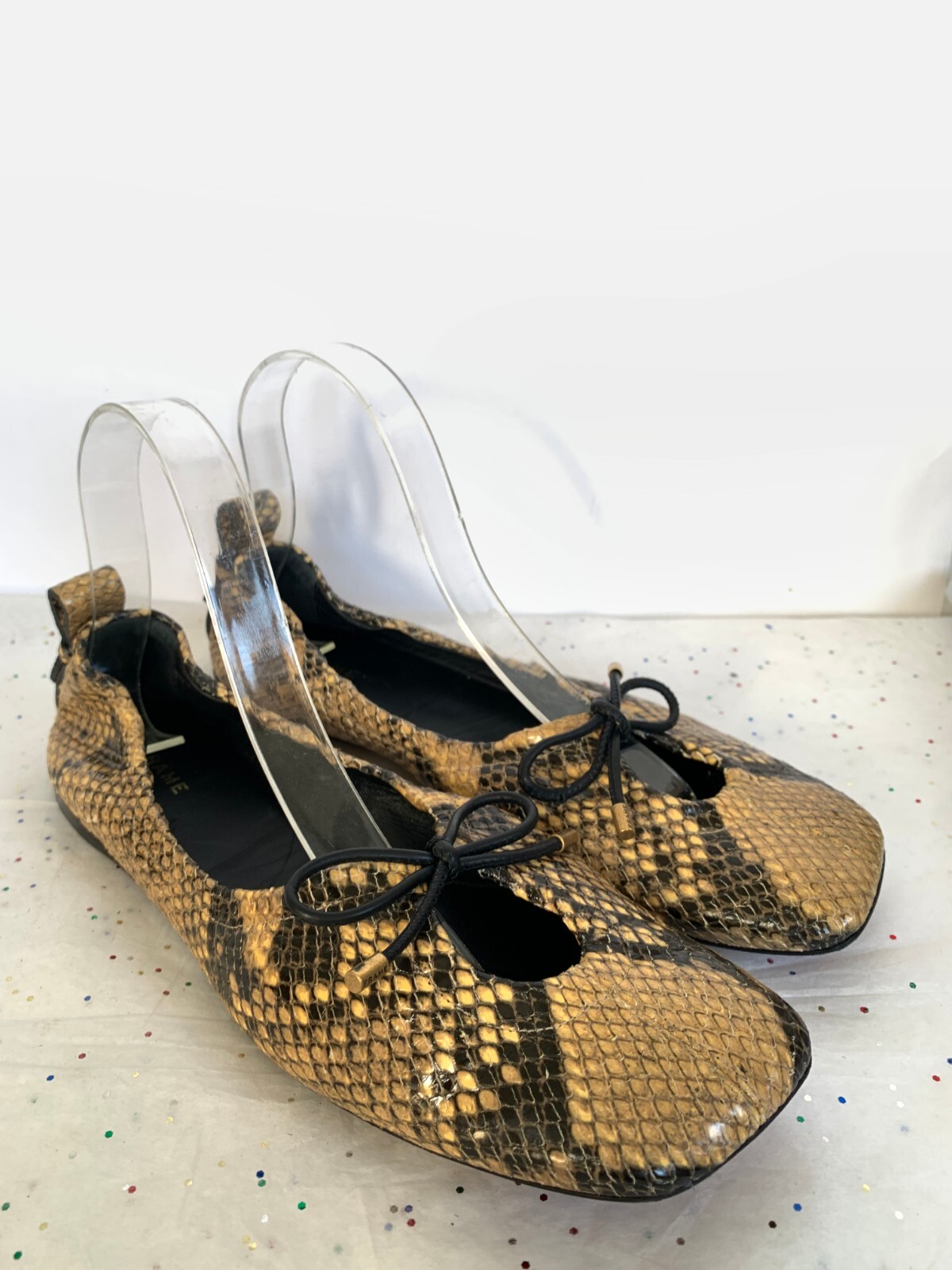 Frame Le Sunset Ballet Flats Python Multi Print B… - image 17