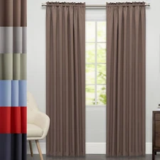 Ribcord Tailored Window Curtain Single Panel  84"x54"