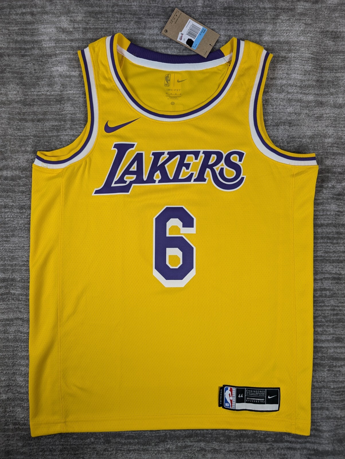 Nike Swingman Los Angeles Lakers LeBron James Jersey #6 NWT Size Medium