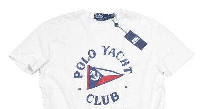 Polo Ralph Lauren Men's White Polo Yacht Club Classic Fit Short