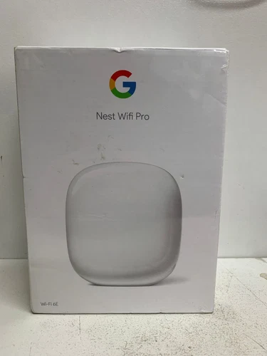GOOGLE Nest WiFi Pro 6E Whole Home System - Single Unit - GA03030-GB