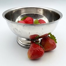 Ciotola vintage in Argento silver plated alzata alzatina porta confetti bonbon 