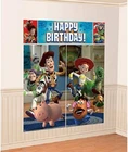 TOY STORY Scene Setter HAPPY BIRTHDAY party wall BACKDROP Buzz Woody Jessie 6ft