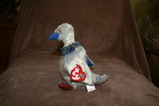 TY BEANIE BABY BUZZY - THE SILVERY BUZZARD 4354 Retired Year 2000 with Tags