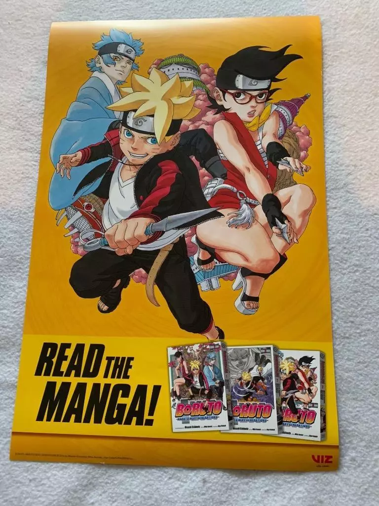 BORUTO: NARUTO THE MOVIE - 11x17 D/S Original Promo Movie Poster