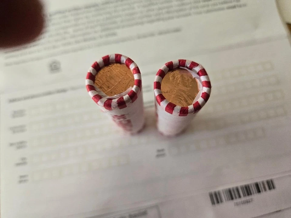 2 Rolls: (1) 2025 P & (1) 2025 D Lincoln Penny Roll (Philadelphia & Denver)!. - Image 2 of 2