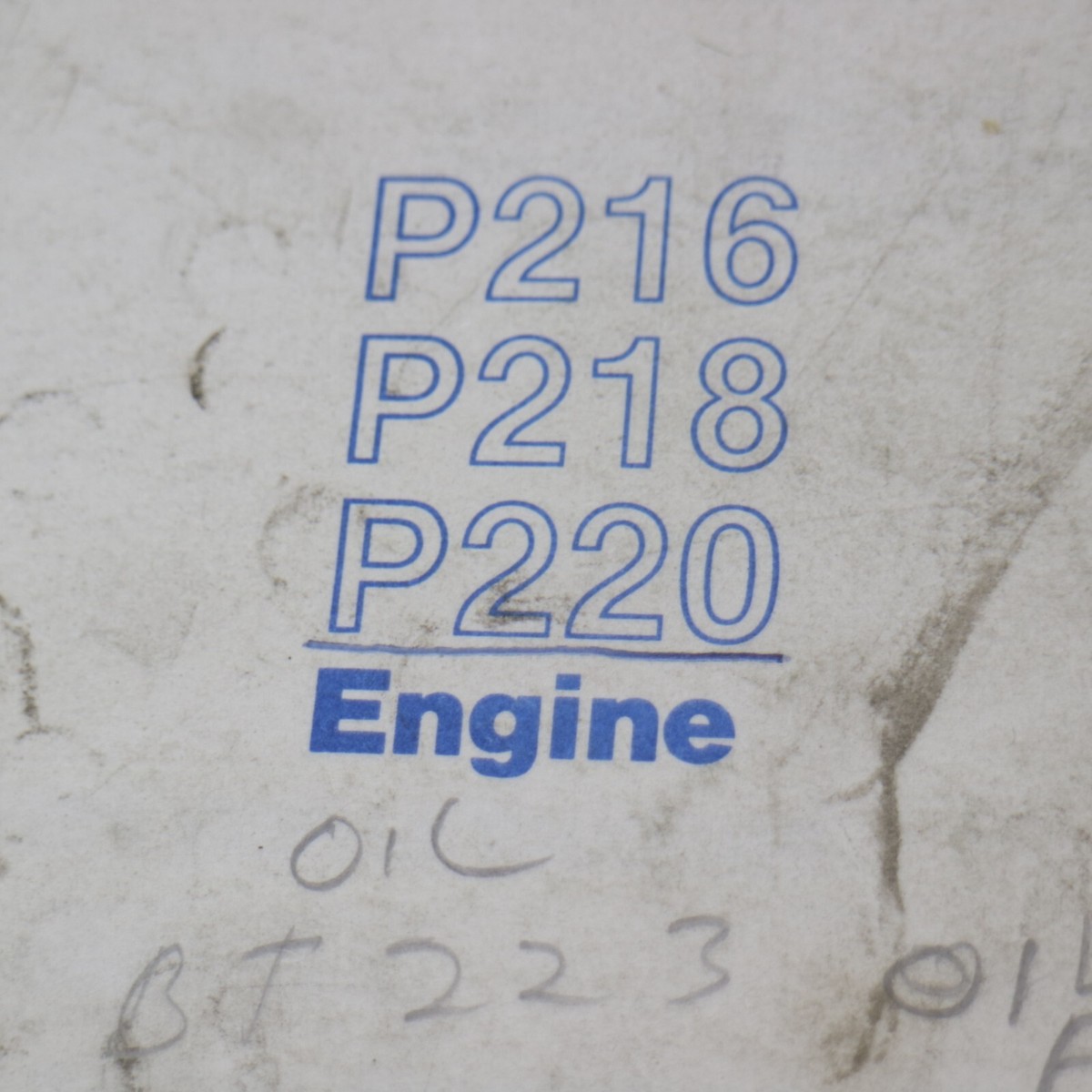 ONAN P216 P218 P220 ENGINE PARTS Manual book list spare catalog
