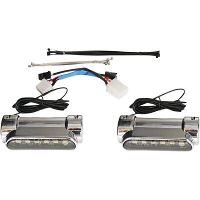 Custom Dynamics Engine Guard Light - '97-'13 FLH - Chrome CD-CB-AW-HD-C