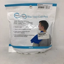Relief Pak-Blue Vinyle Cold Pack Size:Oversize  11" x 21" Qty:1