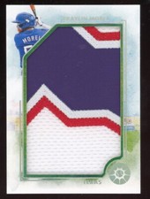 Braylin Morel 2024 Panini Boys of Summer Patch Relic #MM-BM Serial #d 9/10 Texas