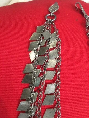 Altgriechischer Trachtenschmuck, original handgefertigte Halskette Vintage - Bild 7 von 12