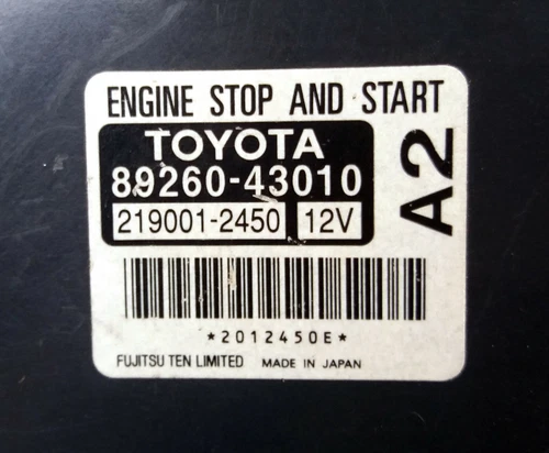 TOYOTA 89260-43010 Engine start & Stop Ecu Ecm oem jdm used 8926043010 - Picture 7 of 7
