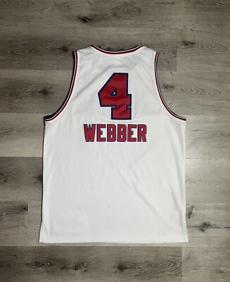 Reebok Chris Webber Sacramento Kings NBA Hardwood Classics Jersey