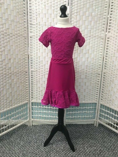 SIZE 1 (6-7 YRS) BALLROOM AND LATIN DRESSES AND TRIO DANCEWEAR brand new D4L - Picture 40 of 64