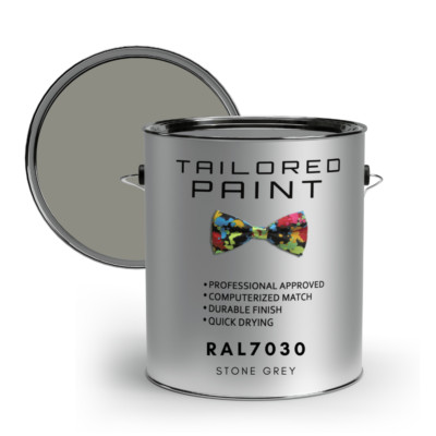 RAL7030 STEINGRAU GLANZ uPVC Fenster & Tür 1K Pinsel oder Spray On