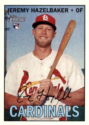 2016 Topps Heritage High Number - Jeremy Hazelbaker #585 (RC)
