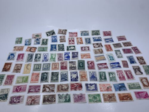 Lot of Vintage Postage Postal Stamps from Brazil - Picture 1 of 5