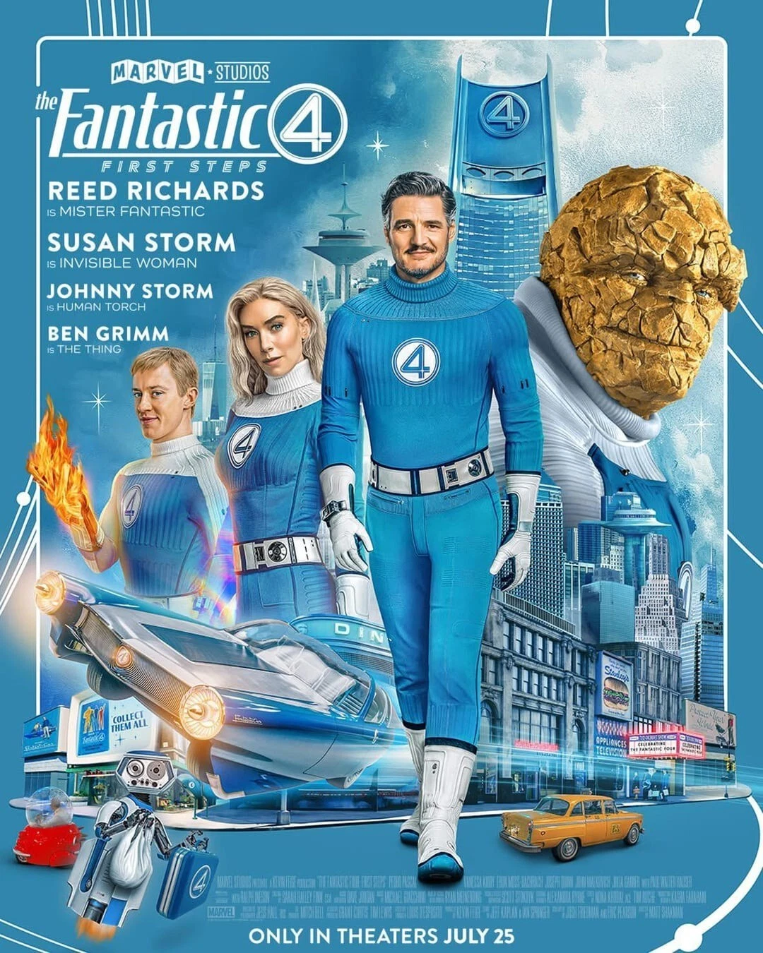 The Fantastic Four First Steps Poster