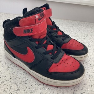 Nike Court Borough Mid 2 Td Trainers Child Black Red High Top Trainers Sz 1youth Ebay Nike Court Borough Mid 2 Td Trainers Child Black Red High Top Trainers Sz 1youth Ebay