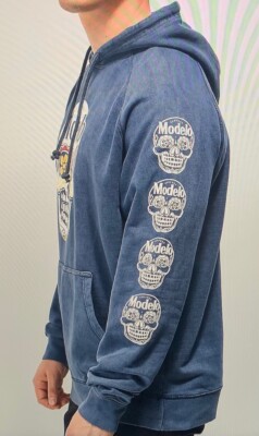 ZUMIEZ Mister Cartoon x Modelo Navy Hoodie | eBay