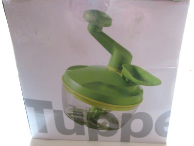Tupperware Quick Chef Pro System Manual Food Processor #5578B-1 Lime Green