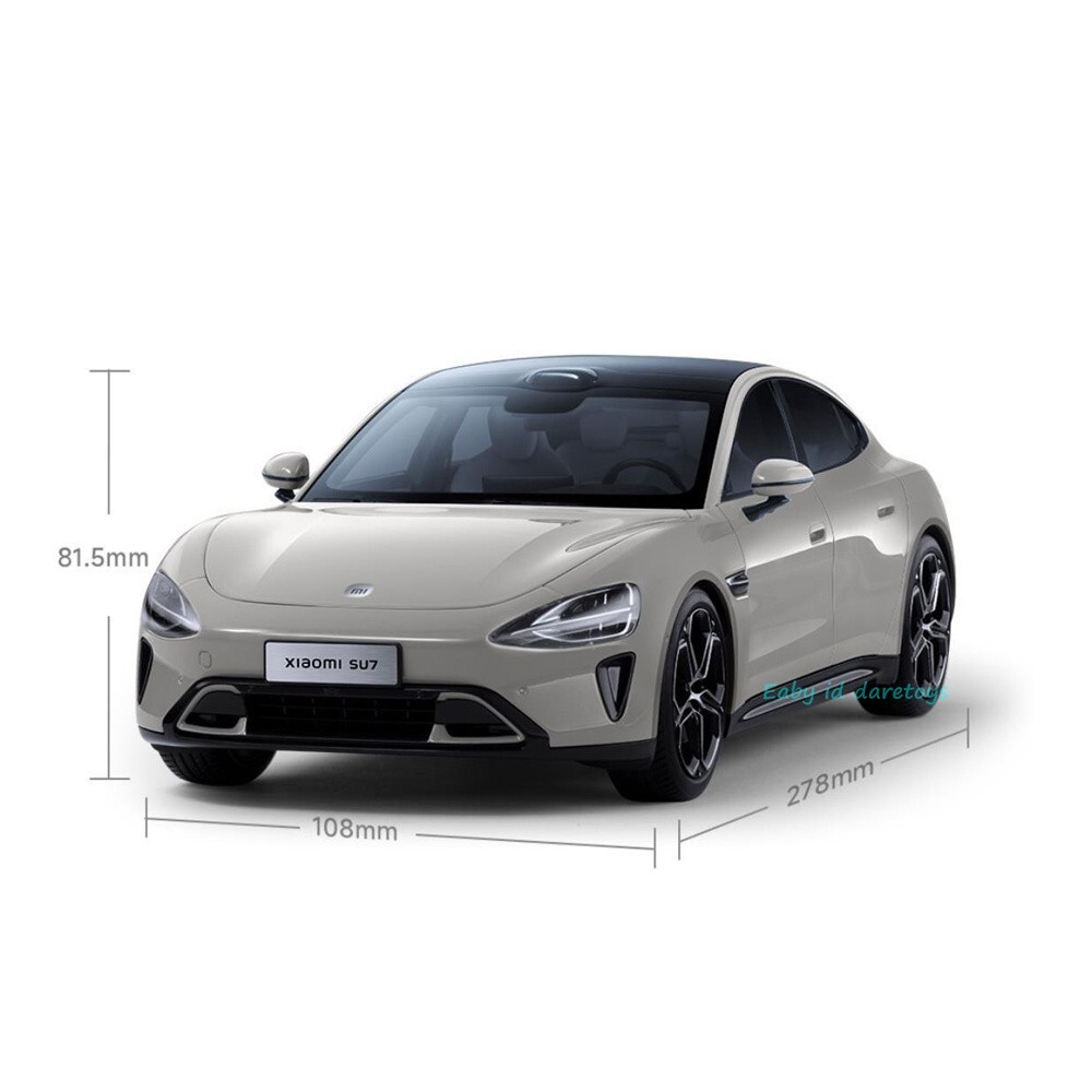 New Xiaomi Su7 1/18 Printed Model Of The Car Recast Ver
