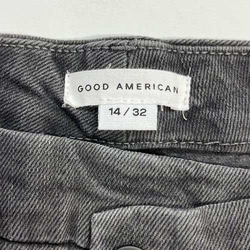 NWT Women’s Good American Good Curve Skinny Crossover Jeans, Size 14/32 - Picture 9 of 10