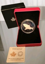 2018 Canada 2 oz. Silver w/Blue Rhodium $30 Great White Shark Proof OGP/COA