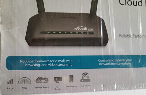 D-Link N300 Wi-Fi Cloud Router DIR-605L New sealed - Zdjęcie 4 z 10