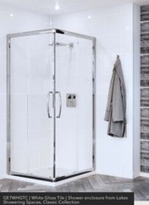 Geo Panel Gloss White 2.4mtr x 1mtr 10mm thick wall panels!