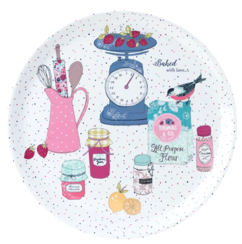 Round Tray & Coasters Ashley Thomas Tea Time Round Tray & Coasters NOW £18.99 - Picture 1 of 7