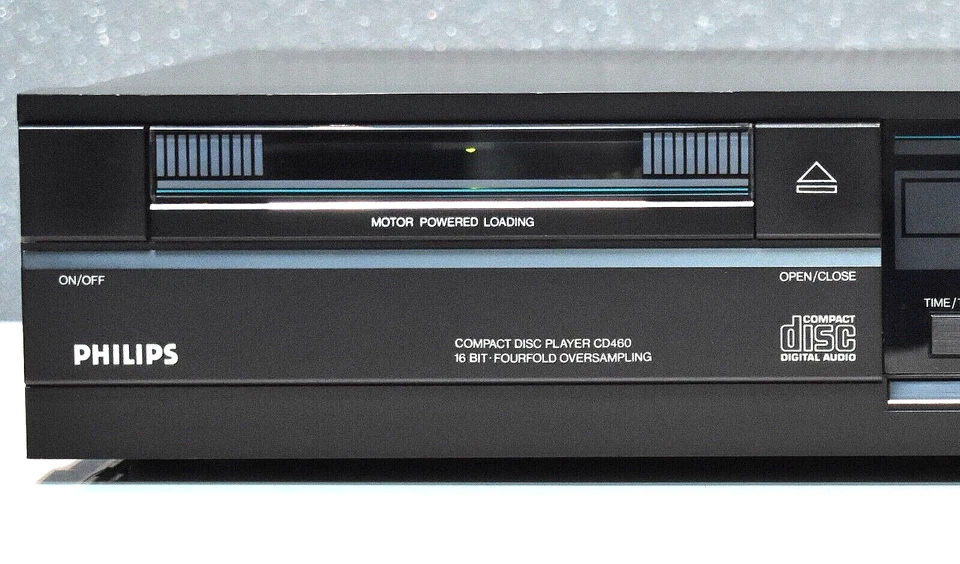 PHILIPS CD-460 Vintage Compact Disc-Player    Top Zustand - Bild 2 von 4