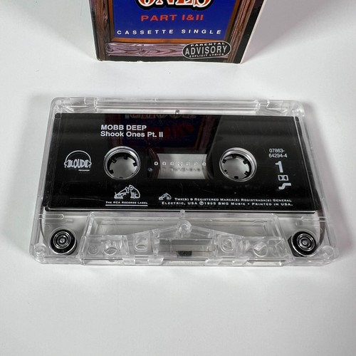 The Infamous Mobb Deep "Shook Ones" Part I&II Cassette Single Tape Rap Hip Hop - Picture 6 of 7