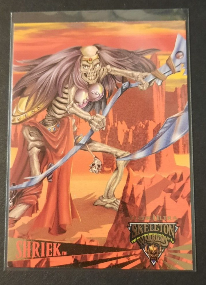 SKELETON WARRIORS Shriek Promo Card #No Number Fleer Ultra 1995