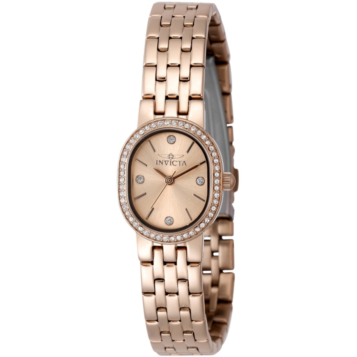 Invicta Angel Rose Gold Quartz Crystal Watch Invicta 48153 Women main image 4