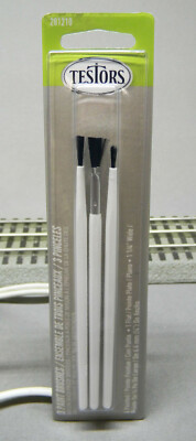 TESTORS PAINT BRUSHES POINT & FLAT 1-1/4'' WIDE NYLON BRISTLES 8706 TES281210 NEW