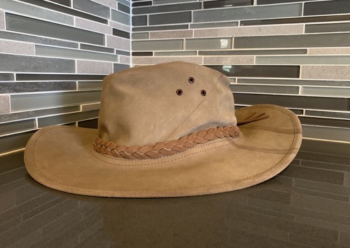 Vintage Genuine Jackaroo Leather Hat 