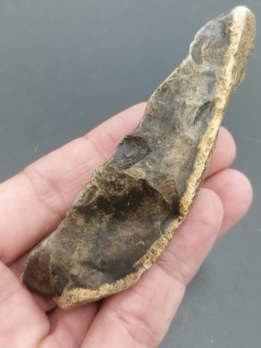 Early Middle Paleolithic Neanderthal Mousterian Backed Knife North of France - Picture 3 of 18