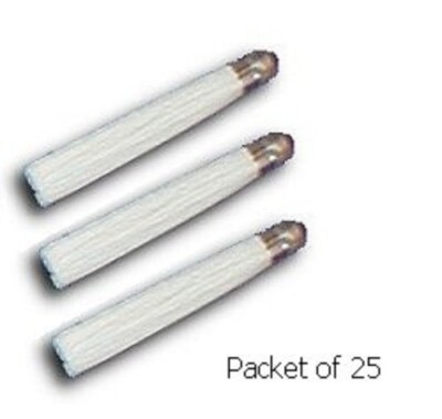 25 x Radierer Glasfaserminen für Fiberglas Reinigung Kratzstift FybRglass