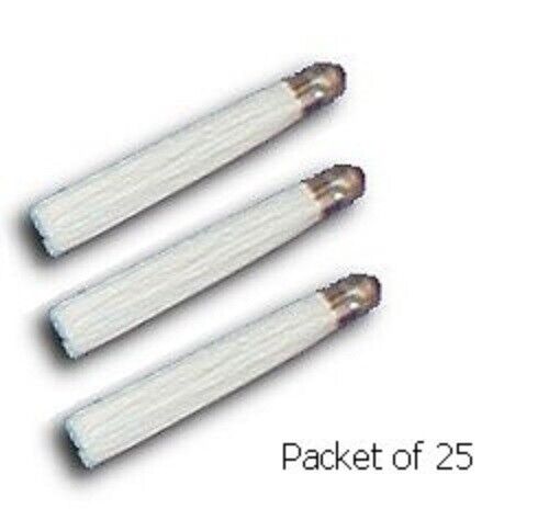 25 x Eraser Glass Fibre Refills for Fibreglass Cleaning Scratch Pencil FybRglass - Picture 1 of 3