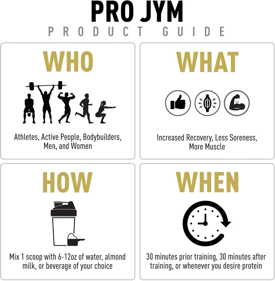 Proteína Jym® Pro Jym - Vainilla de Tahití (45 porciones) Foto 4 de 4
