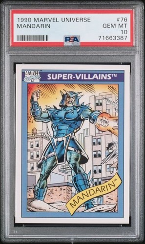 1990 MARVEL UNIVERSE #76 MANDARIN 💎PSA 10💎