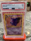 Gengar 20/62 Fossil PSA 7 1999 English Pokemon TCG Card