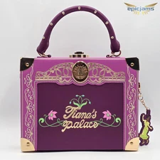 Disney The Princess and The Frog Tiana's Palace Trunk Crossbody Bag Purse New