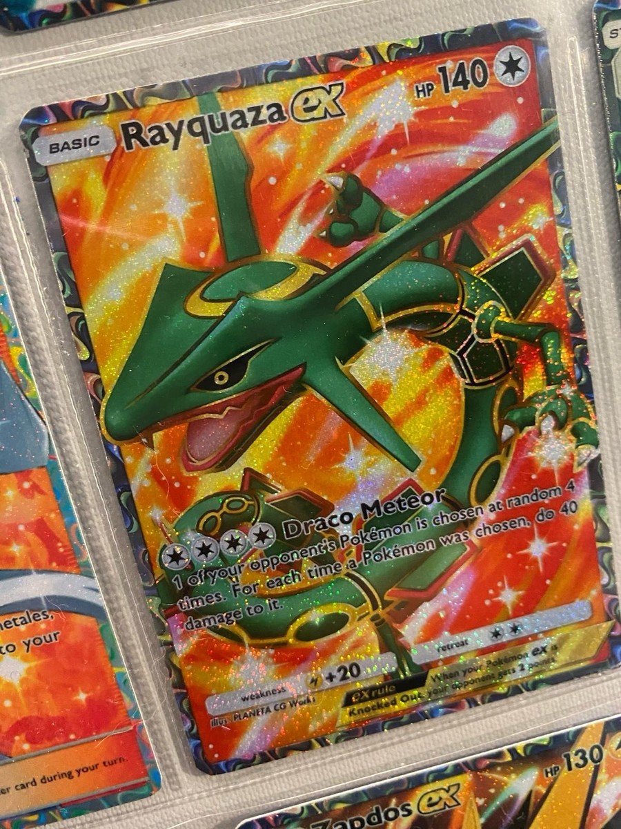 Rayquaza ex Card Pokemon TCG Pocket - Printed Sharp! | Celestial Guardians  | eBay