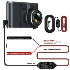 Dashcam ACC Hardwiring Kit USB C Dash Camera Charger Power Cord With Indicator